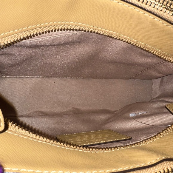 Coach Caramel Leather Satchel
